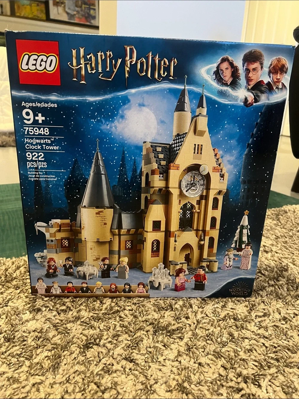 Lego Harry Potter Hogwarts Clock Tower Set - Tan and Blue